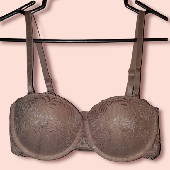 Pink Lace Multi-Way Push Up Bra - Picture 1 of 10